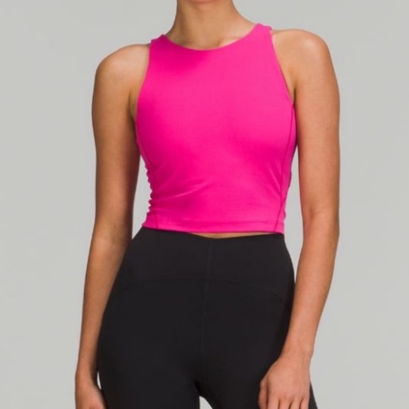 Lululemon Align High Neck Tank Top Sonic Pink - Picture 2 of 4